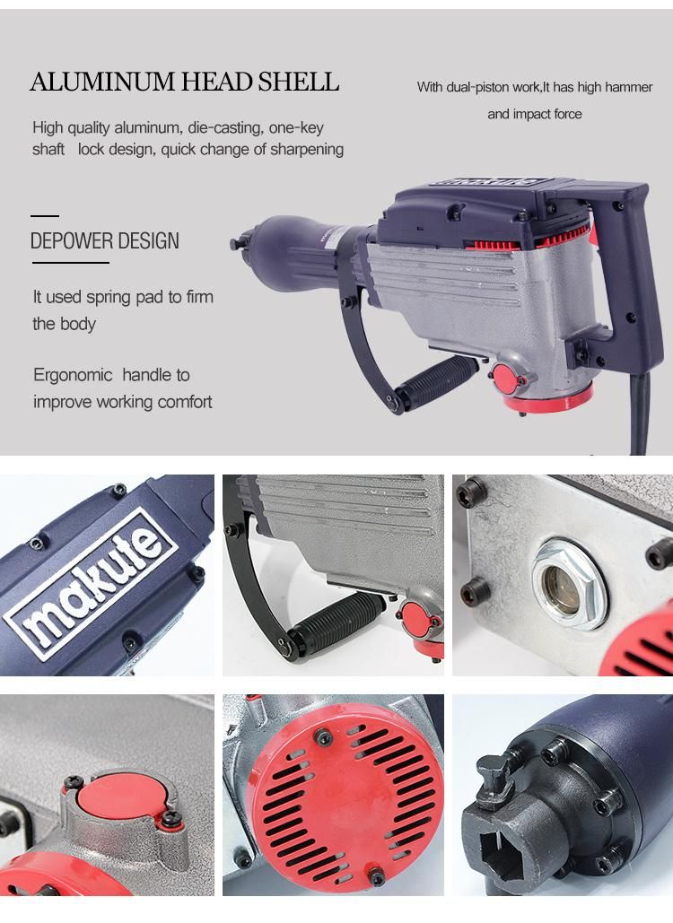 Makute High Quality Power Tools 65 Demolition Hammer (DH65)