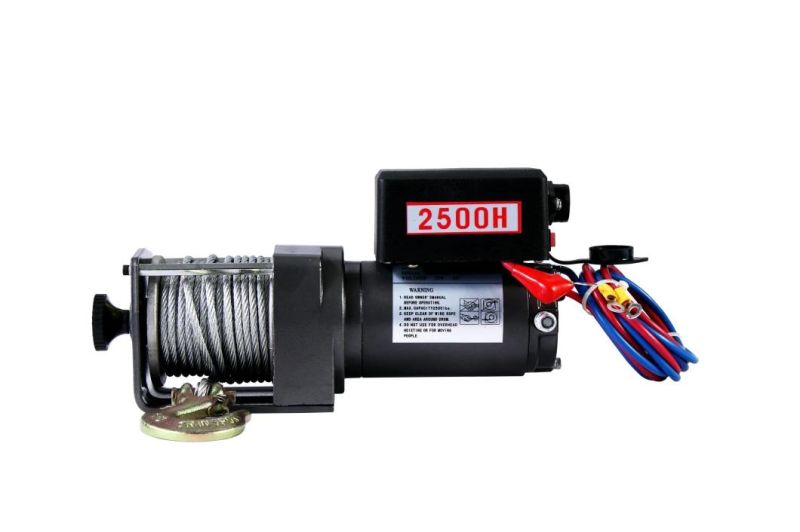 DC24V Wire Rope Electric Winch for Pulling (KDJ-2000H---KDJ2500H)