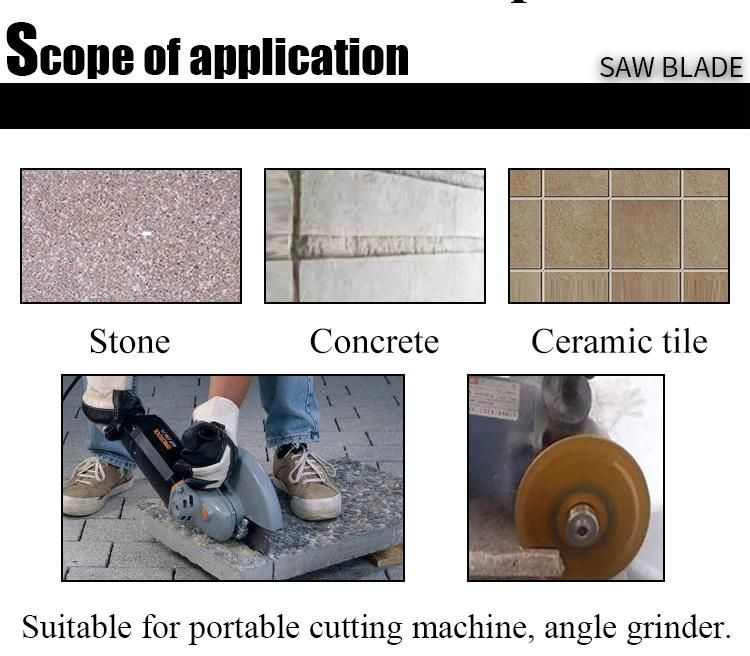 High Speed Saw Hand Held Saw Blade Hand Cutting Machine Diamond Saw Blade for Green Concrete Asphalt Cured Concrete