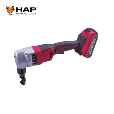Power Tools 1.8mm Steel Plate Cutting Heavy Duty Cordless Nibbler with 2 Interchangeable Cutting Heads