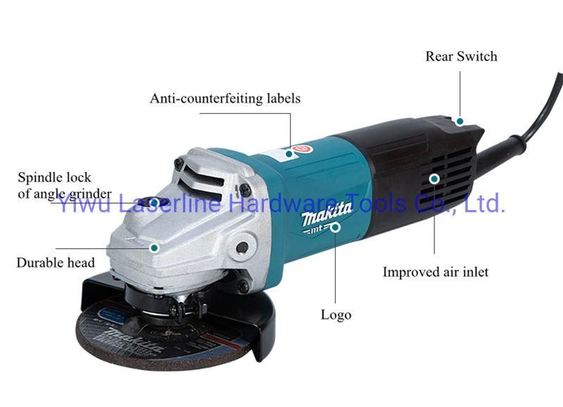 Original Makita 100mm (4") M9512b Electric Grinder Grinding Machine Portable Electric Angle Grinder