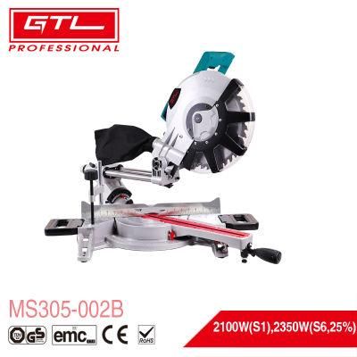Power Tools Compact 305mm Compound Sliding Miter Saw with Build-in Laser