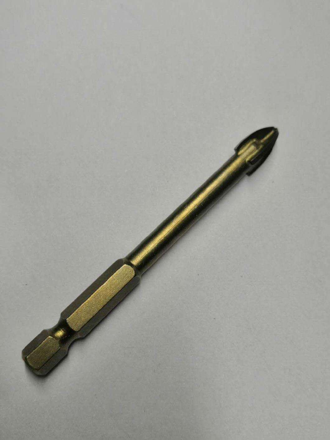 Tct Glass Drill with Hexagonal Shank 6mm