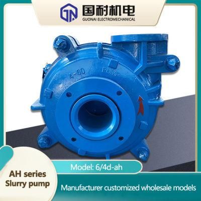 Heavy Duty Wear-Resisting Horizontal Ah Series Centrifugal Slurry Pump Mud for Gold Mining Sludge Pump