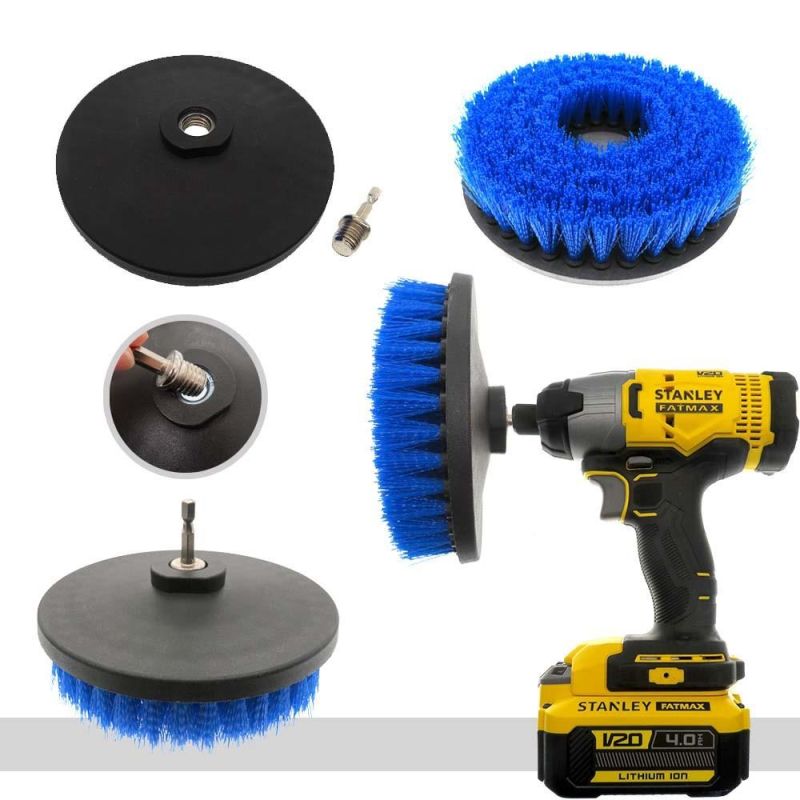 Electric Cleaning Brush 6 Inch Hollow Rodless M14-2 Blue Electric Cleaning Brush Head