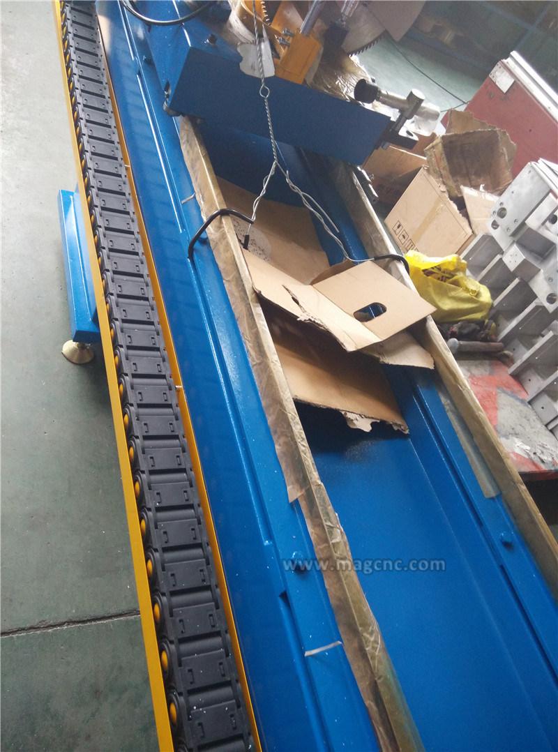 PVC Profile Two Head Cutting Machine for PVC Window Processing